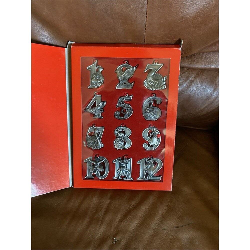 12 Days Of Christmas Ornament Set